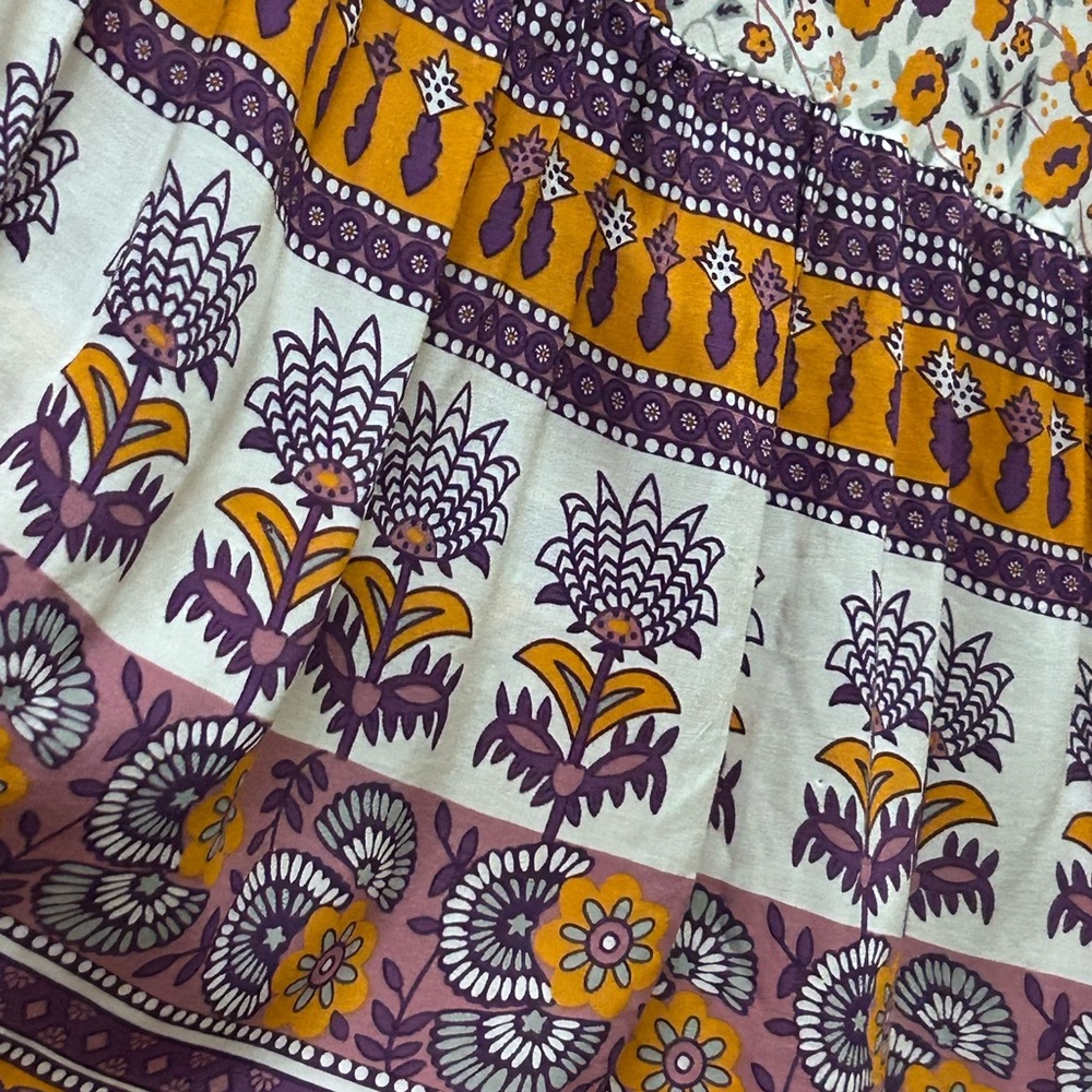 Spell and the Gypsy Castaway Gypsy Love Skirt Orange Blossom Size Small Hi-Low - Picture 11 of 15